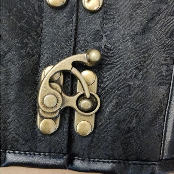 Corset Story Steampunk Corset With Chains Renaissance Gothic Cosplay Victorian - Picture 9 of 16